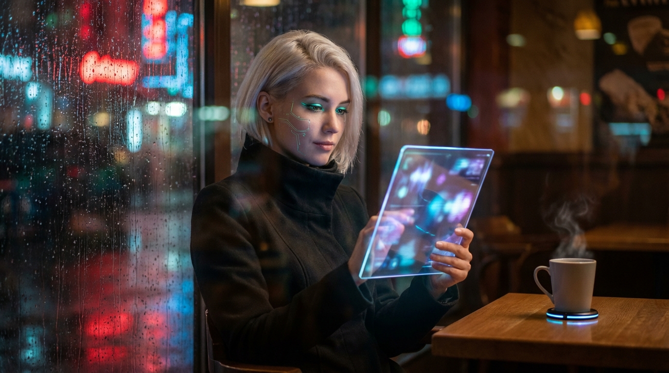 Нова читает кибергазету